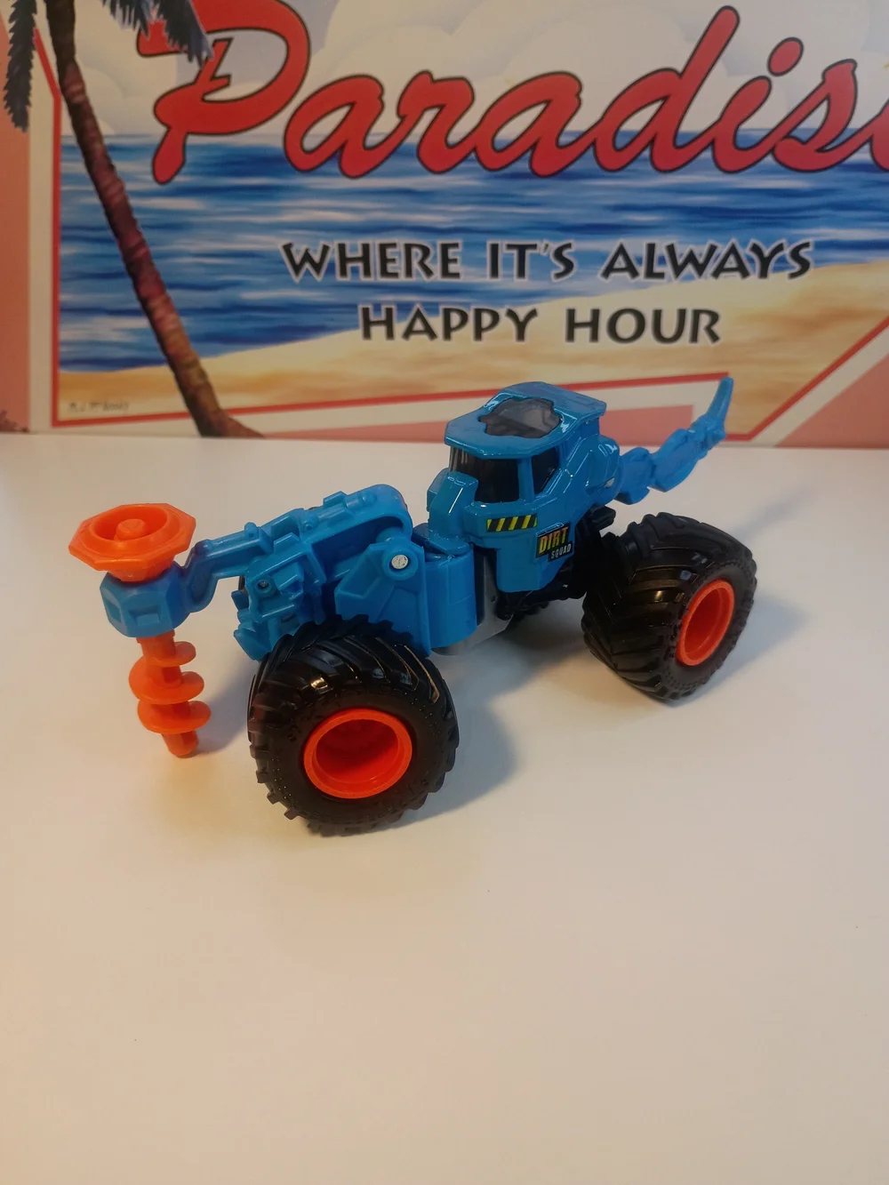 Monster Jam Drilliam Dirt Squad Blue 1/64 Scale